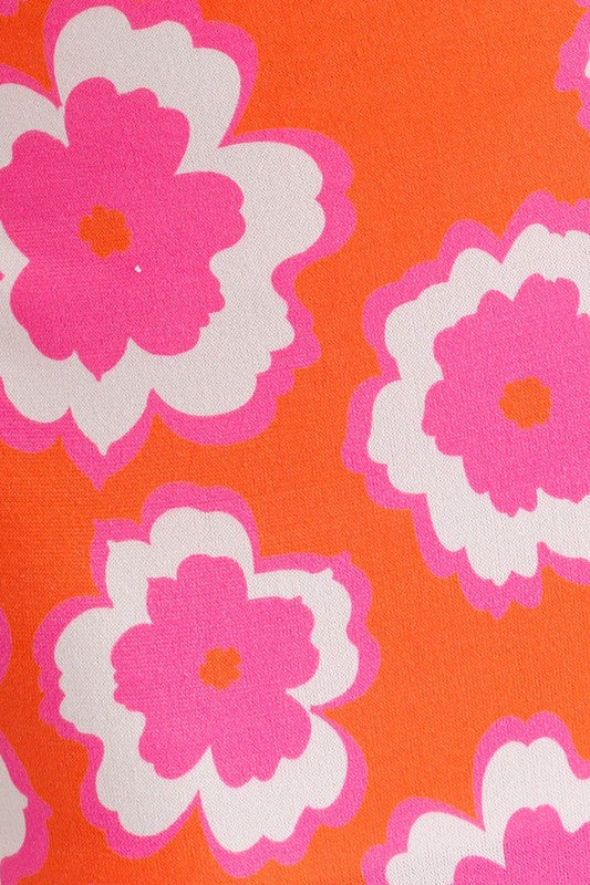 Tropical Burst Cropped Tank Top