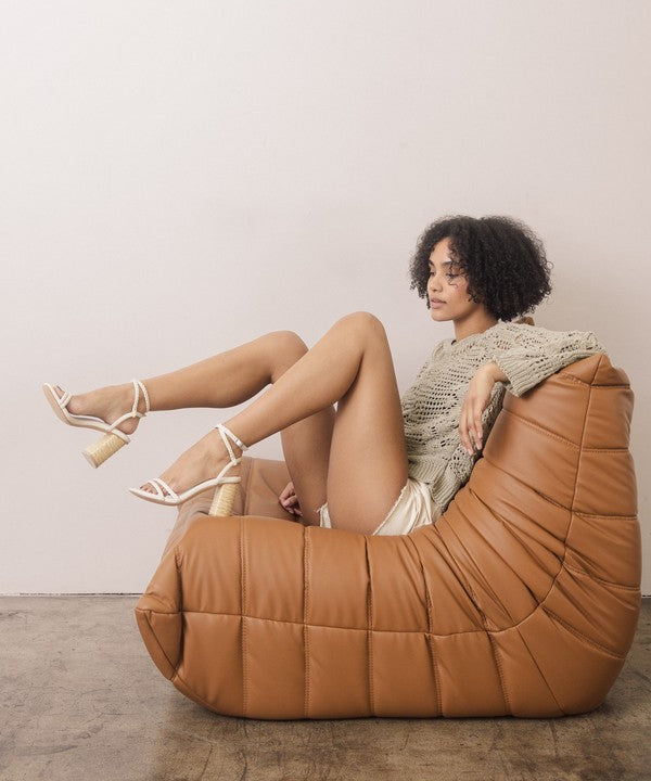 Zoella Braided Straw Block Heeled Sandal