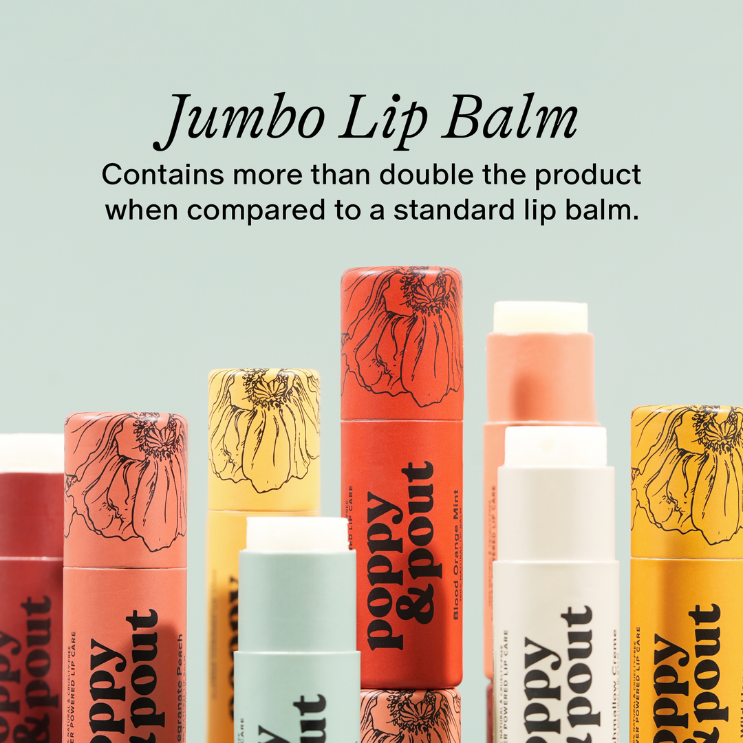 Poppy & Pout Pomegranate Peach Lip Balm