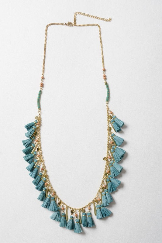 Weekend Getaway Tassel Necklace