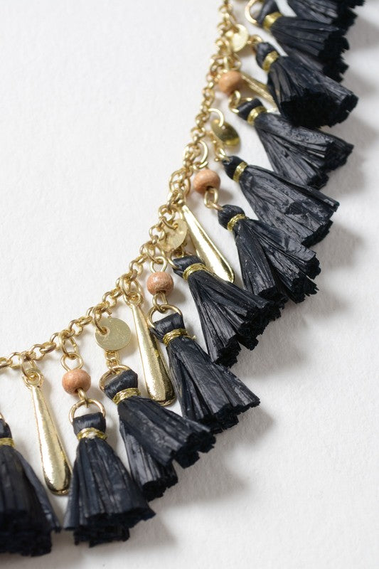 Weekend Getaway Tassel Necklace