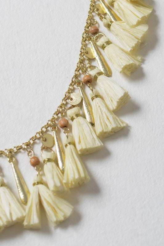 Weekend Getaway Tassel Necklace