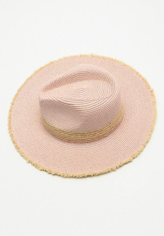 Havana Daydreaming Frayed Edge Straw Hat