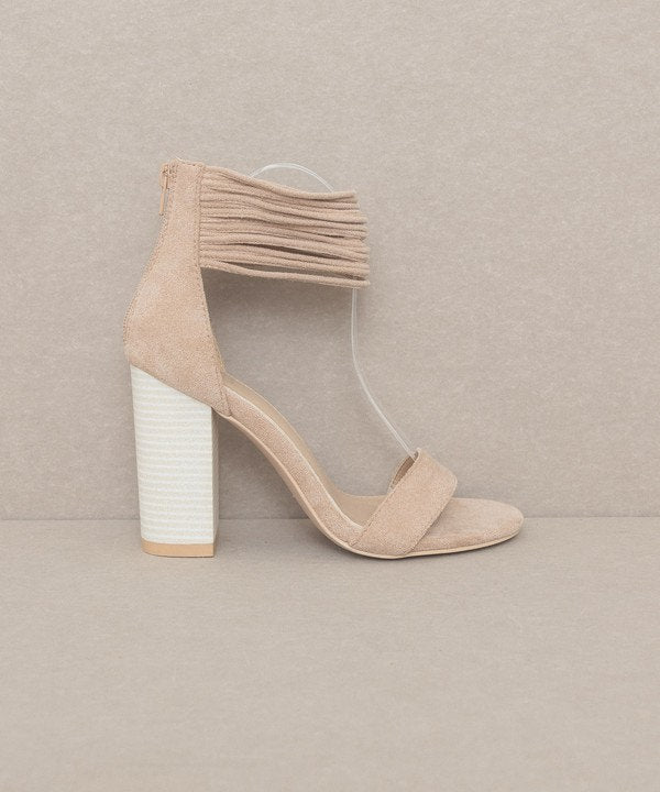 Blair Faux Suede Strappy Heels