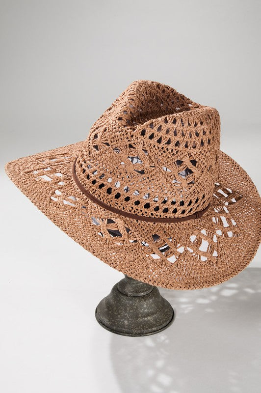 Resort To Beach Woven Panama Hat