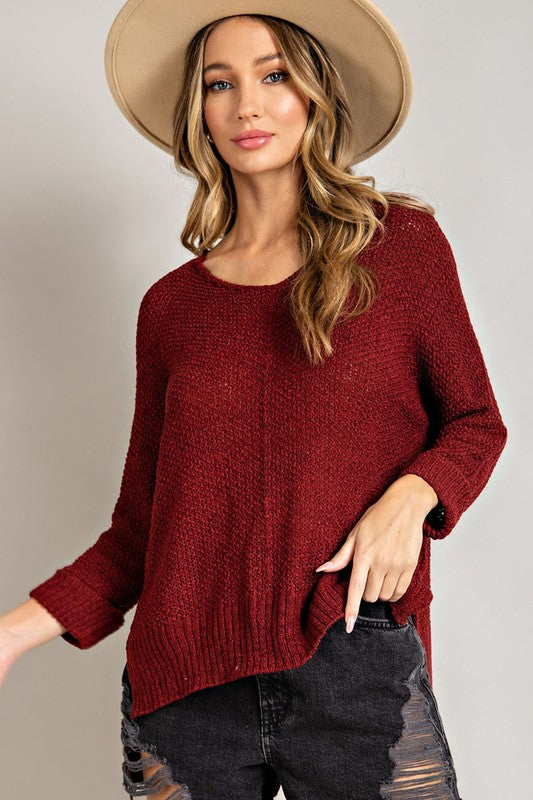 Crisp Morning Knit Sweater