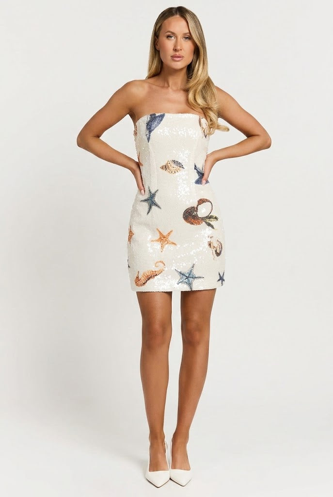 Beach Bar Sequin Mini Dress