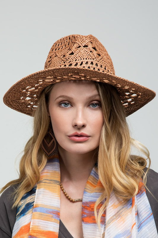 Resort To Beach Woven Panama Hat