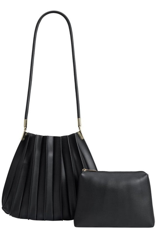 Melie Bianco Carrie Medium Vegan Shoulder Bag