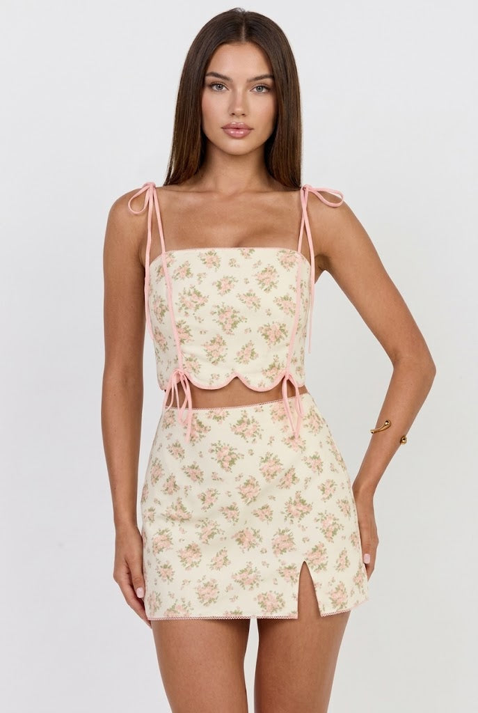 Summer in Provence Mini Skirt