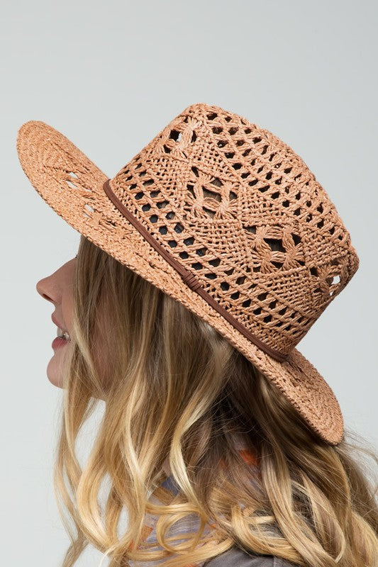 Resort To Beach Woven Panama Hat