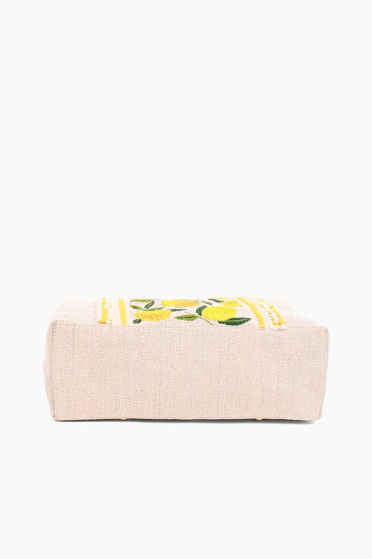 Make Lemonade Woven Tote Bag