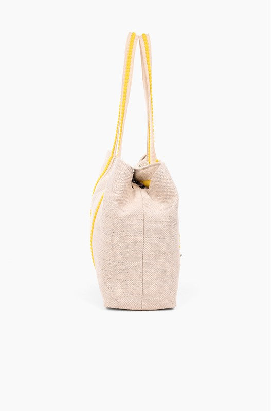 Make Lemonade Woven Tote Bag