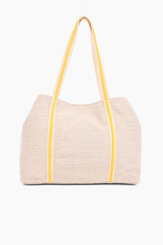 Make Lemonade Woven Tote Bag