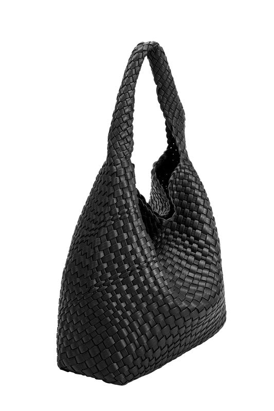 Melie Bianco Johanna Large Recycled Vegan Shoulder Bag