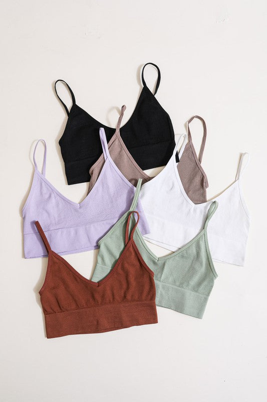 Seamless Low Back Bralette Top