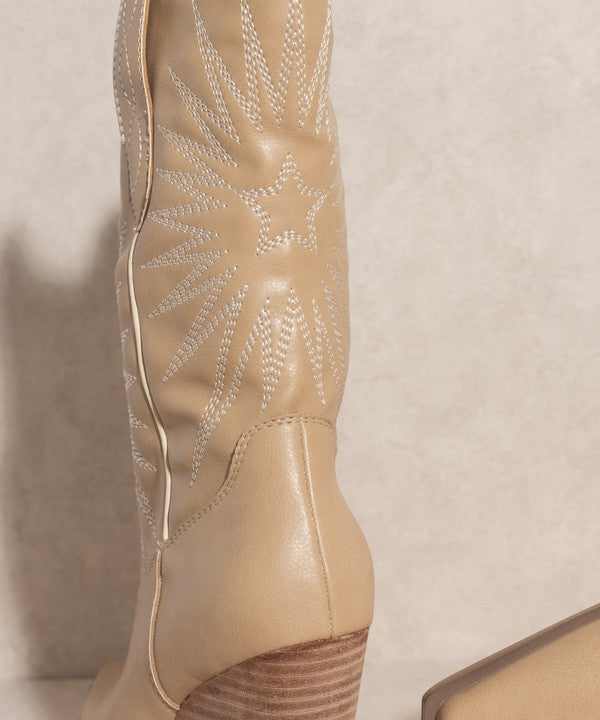 Emersyn Starburst Embroidered Western Boots