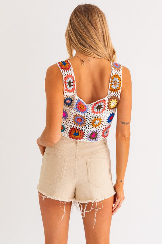 Free Spirit Crochet Top - Final Sale