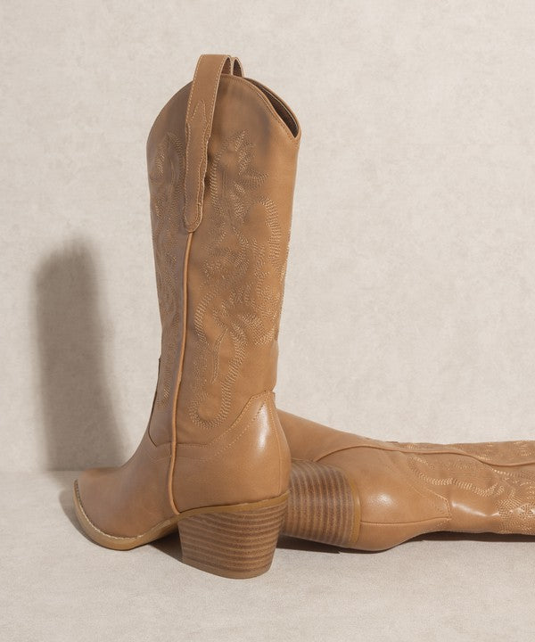 Amaya Classic Camel Western Boots