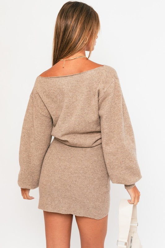 Ashton Sweater Mini Dress - Small - Final Sale