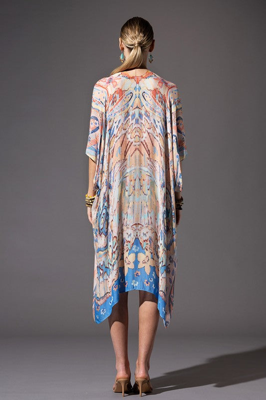 Sapphire Bay Open Front Kimono