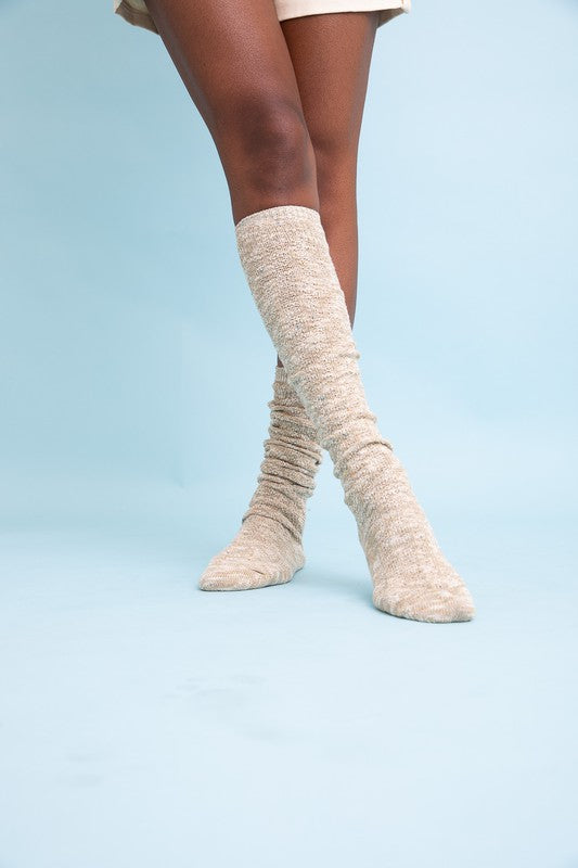 Speckle Knit Boot Socks - Final Sale