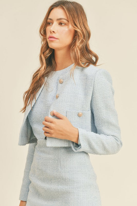 Business Class Chic Premium Cotton Blend Jacket - Final Sale