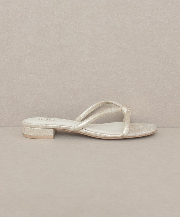 Ada Knotted Flat Sandal