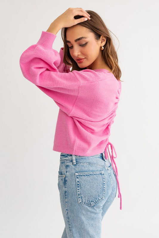 Winter Is Calling Cropped Sweater