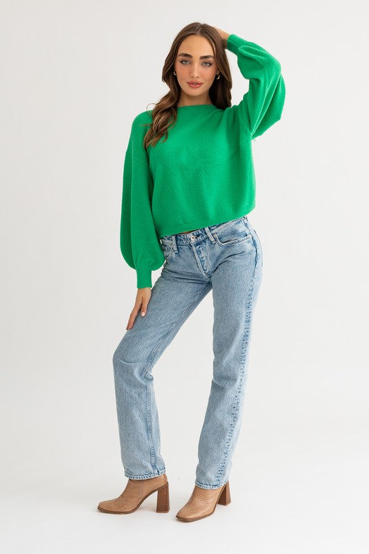 Winter Is Calling Cropped Sweater