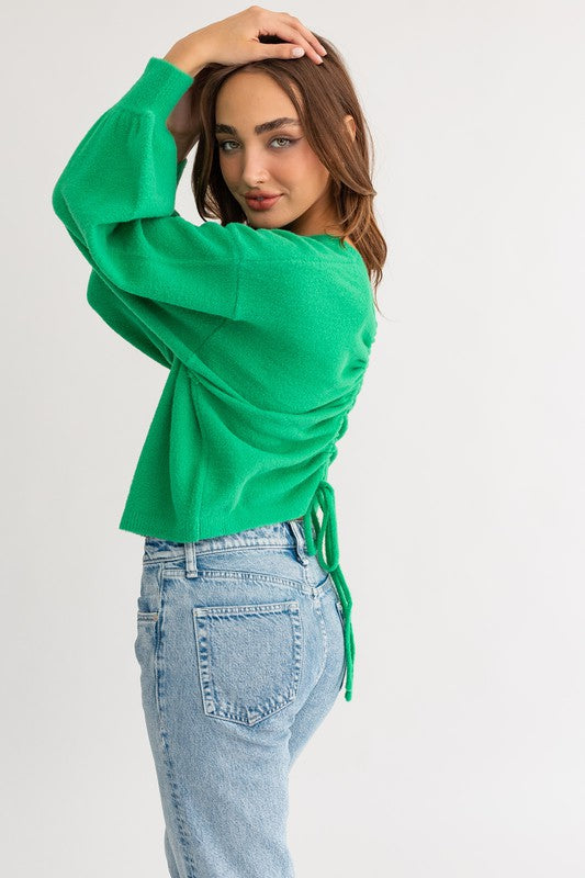 Winter Is Calling Cropped Sweater