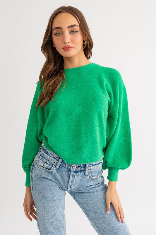 Winter Is Calling Cropped Sweater