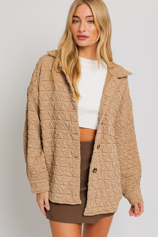 Oversized Urban Explorer Quilted Shacket