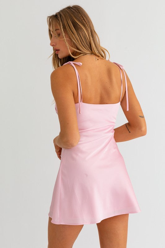 All Dolled Up Blush Pink Mini Dress