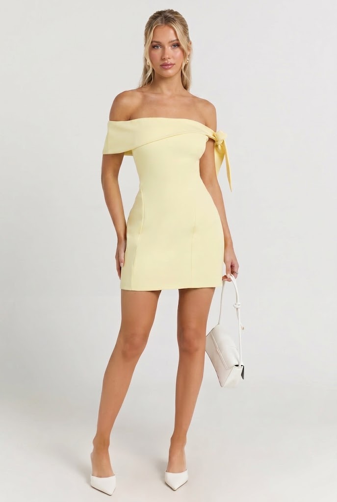 Lemon Cake at Noon Mini Dress