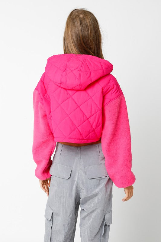 Jetset Quilted Crop Jacket