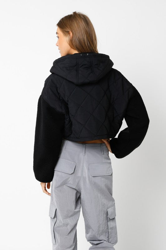 Jetset Quilted Crop Jacket