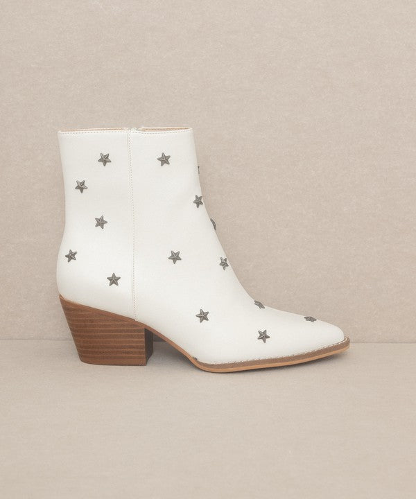 Audrie Star Studded Western Booties