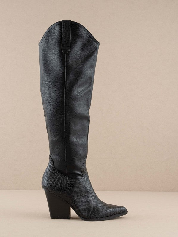 Sandalwood Western Knee High Boots - Final Sale