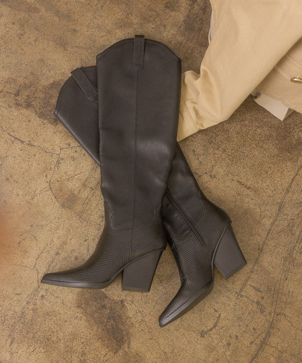 Sandalwood Western Knee High Boots - Final Sale