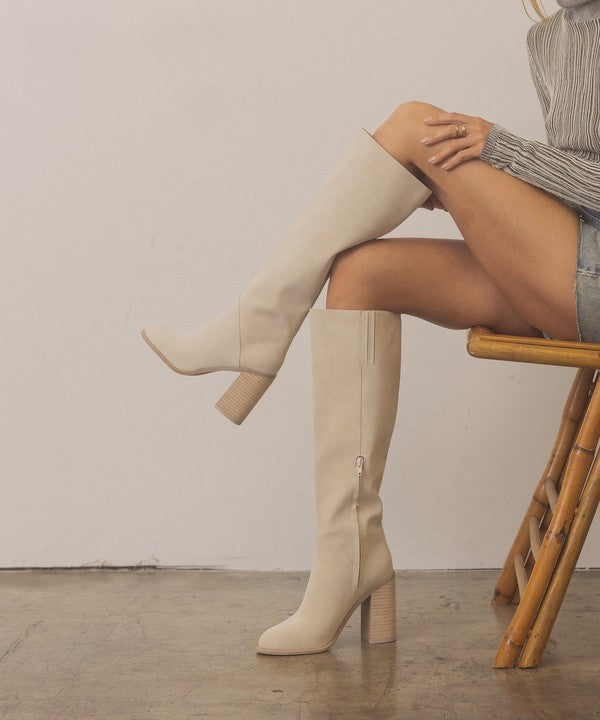 Saint Knee High Block Heel Boots