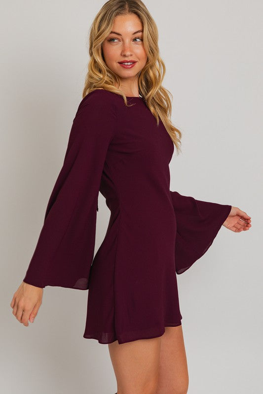 Beverly Bell Sleeve Mini Dress