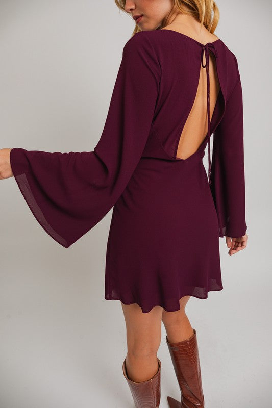 Beverly Bell Sleeve Mini Dress