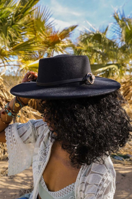 Take a Trip Gold Ring Buckle Bolero Hat