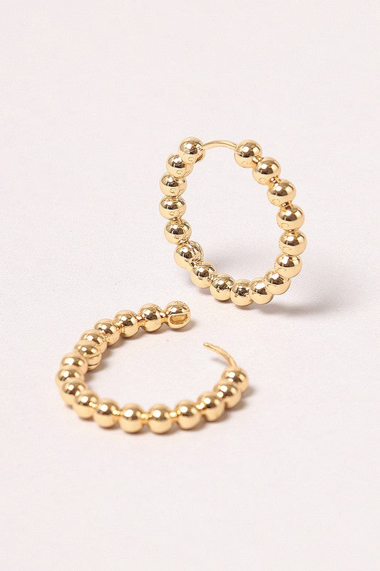 Mini Bubble Hoop Earrings