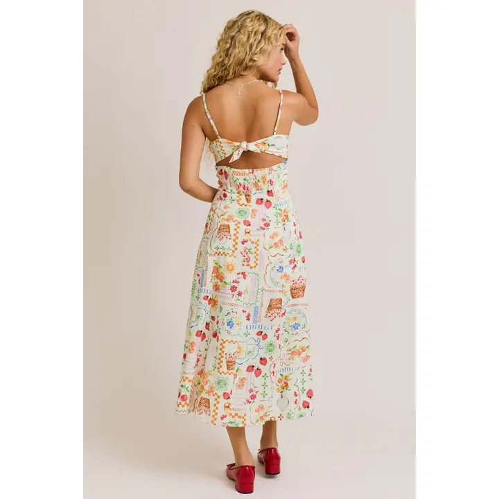 PREORDER - Portofino Summer Market Midi Dress