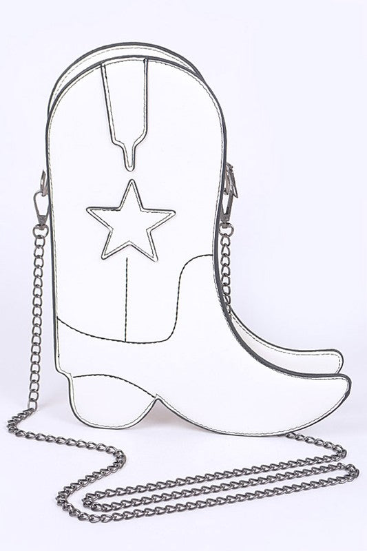 Iconic Cowboy Boot Crossbody Bag