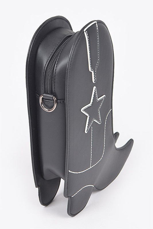 Iconic Cowboy Boot Crossbody Bag