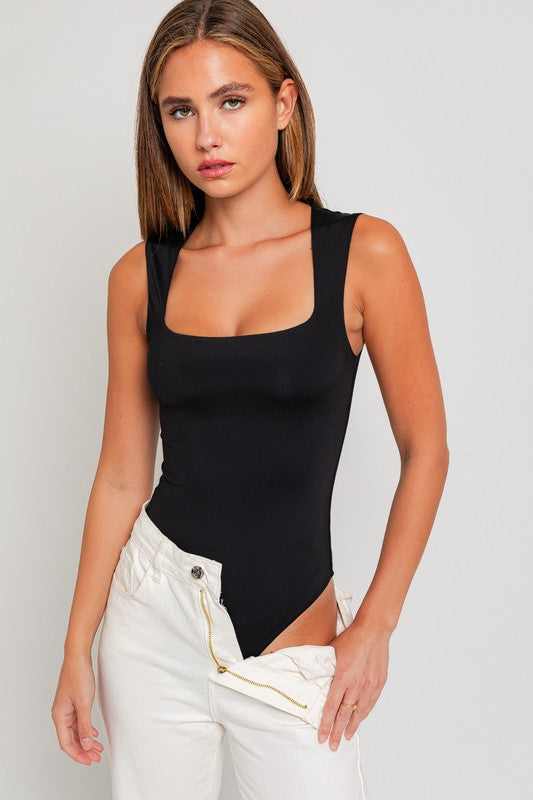 Vanessa Square Neck Bodysuit