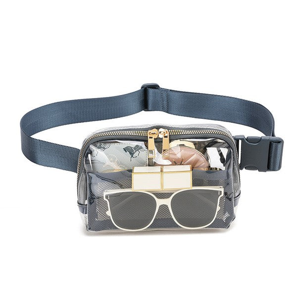 Clear Stadium Belt Sling Bag